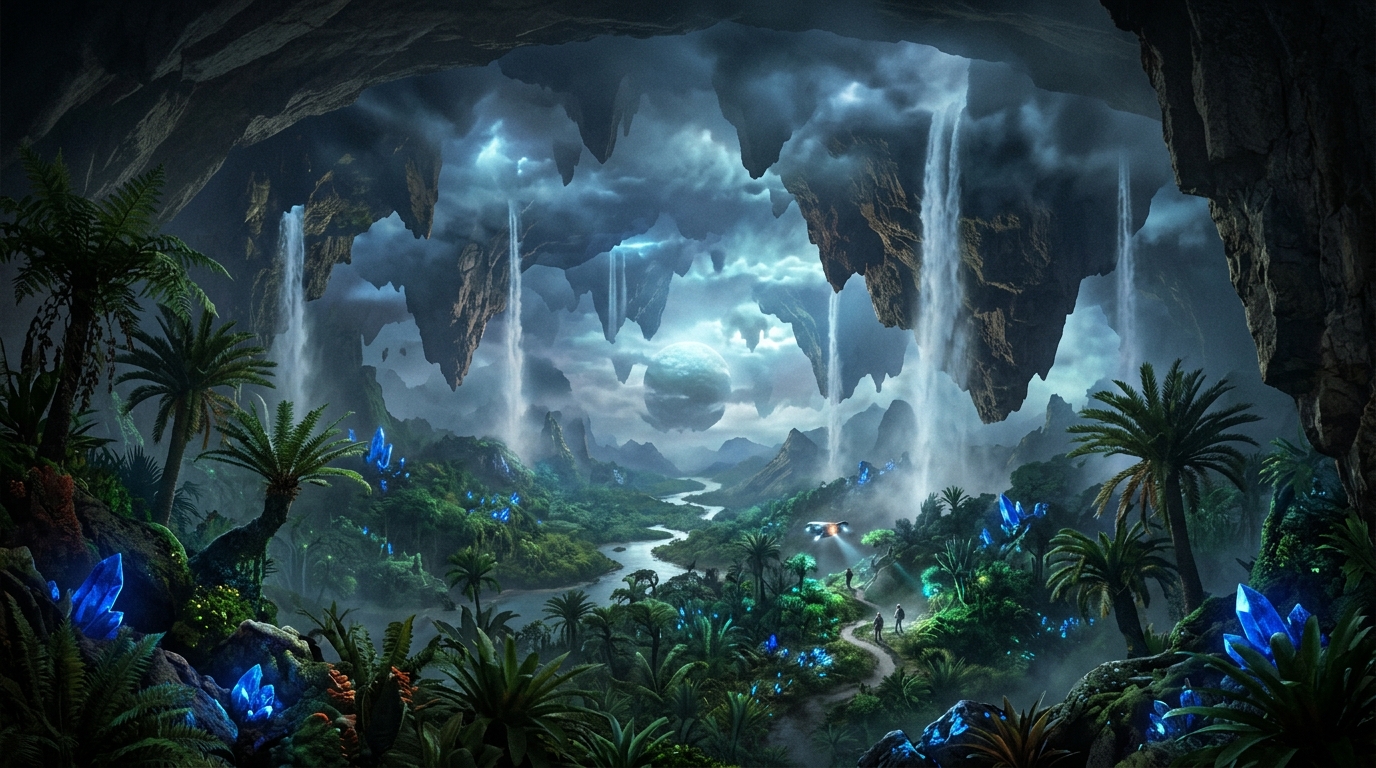 Hệ sinh thái Trái Đất Rỗng (Hollow Earth) và nguồn gốc năng lượng của các Titan