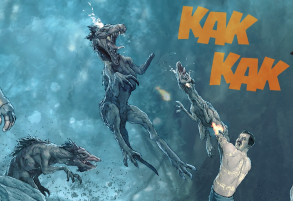 Death Jackal cắn xé lẫn nhau trong cơn điên cuồng vì khan hiếm thức ăn