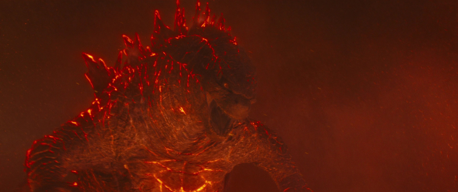 Burning Godzilla sừng sững giữa biển lửa Boston phóng chuỗi xung nhiệt hạt nhân thiêu rụi King Ghidorah