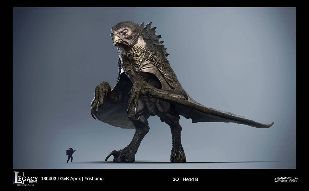 Mô hình đồ chơi sưu tập chi tiết Hellhawk trong dòng sản phẩm MonsterVerse