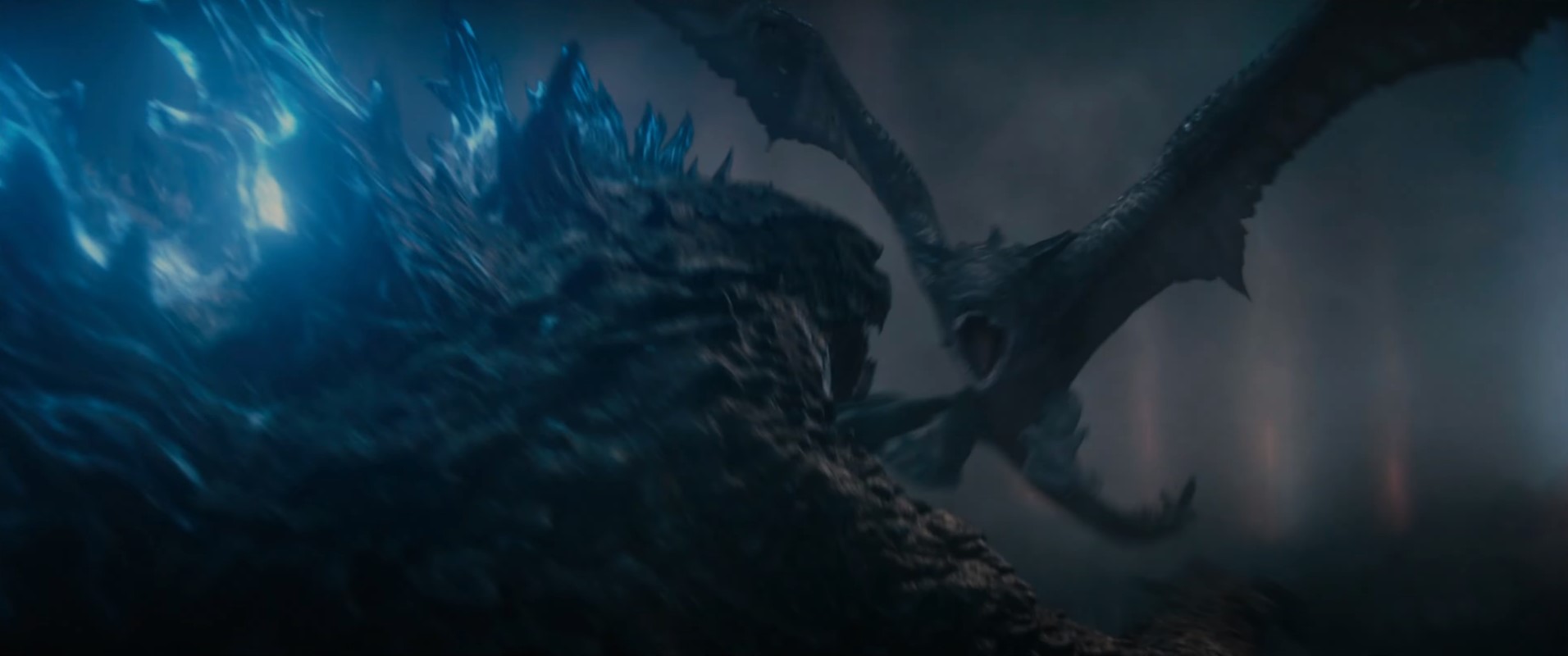 Ion Dragon lao vào không chiến quyết liệt với Godzilla tại không gian Axis Mundi