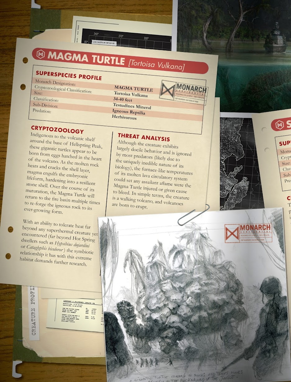 Hồ sơ phân loại thực địa của tổ chức Monarch về Magma Turtle