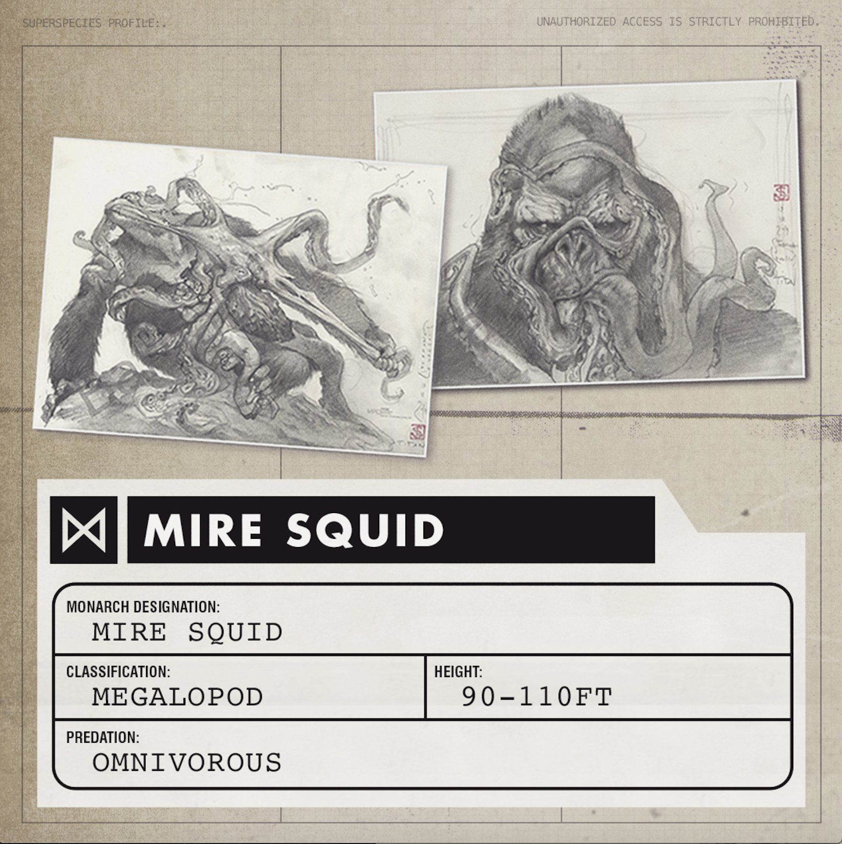 Hồ sơ siêu loài Monarch Superspecies Profile chính thức của Mire Squid