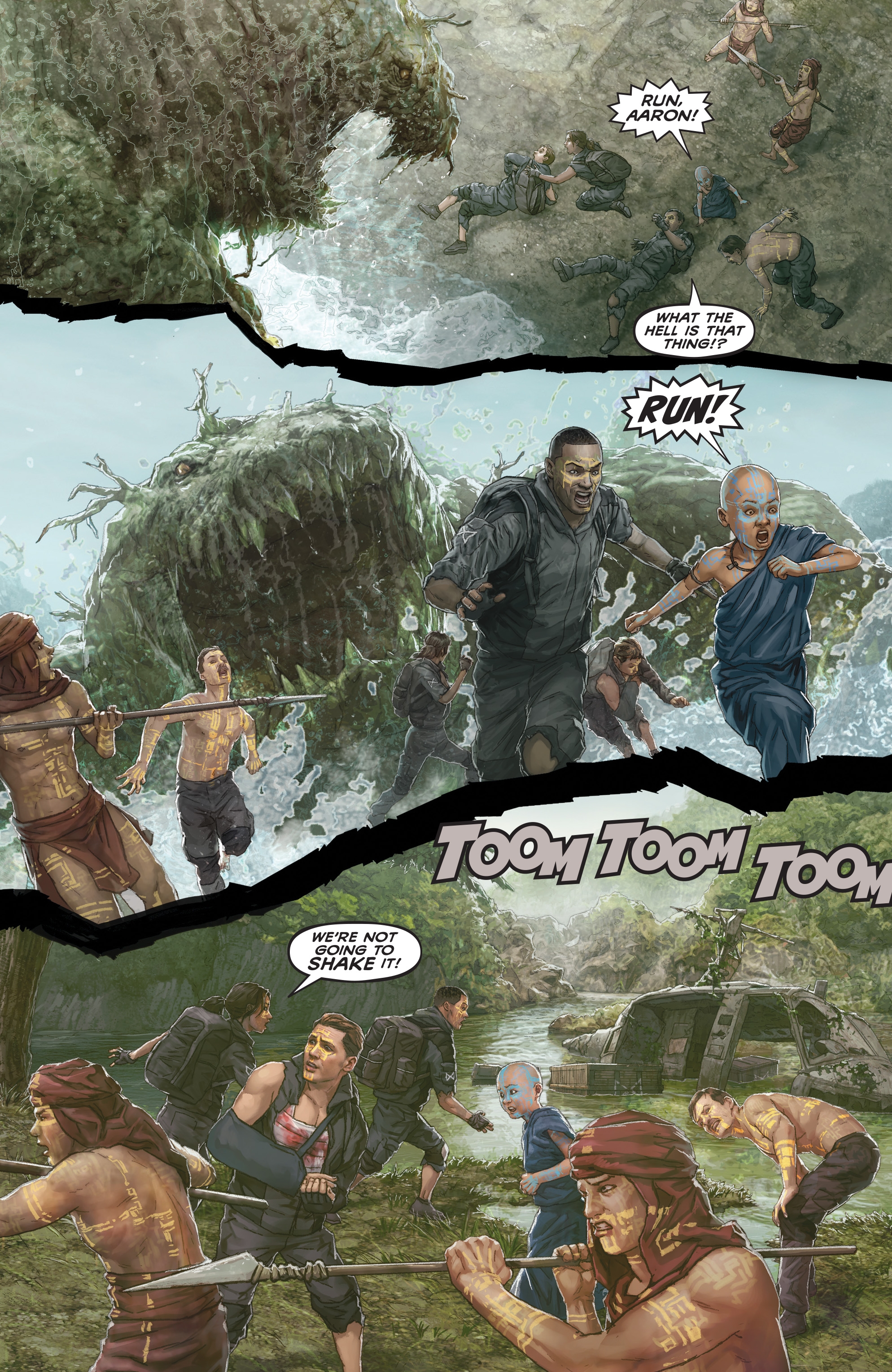 Trang truyện Skull Island: The Birth of Kong giới thiệu hồ sơ Sirenjaw