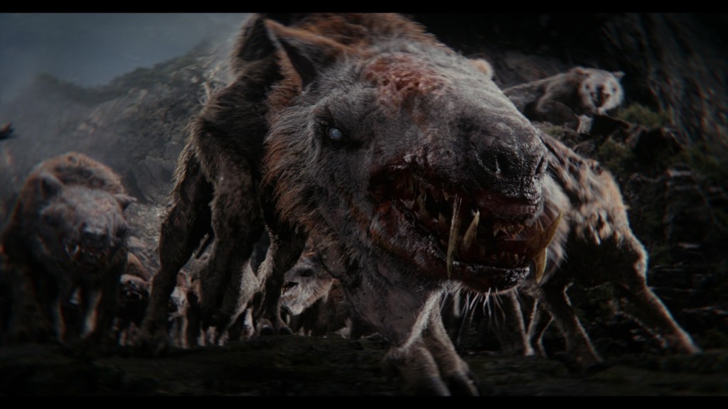 Bầy Wart Dog đông đúc đuổi theo săn lùng Kong trong Godzilla x Kong: The New Empire
